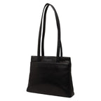Chanel Tote Shoulder Bag Black Lambskin
