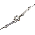 Tiffany & Co Elsa Peretti Small Cross Pendant Necklace Silver Platinum