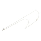 Tiffany & Co Elsa Peretti Small Cross Pendant Necklace Silver Platinum