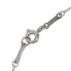 Tiffany & Co Elsa Peretti Small Cross Pendant Necklace Silver Platinum