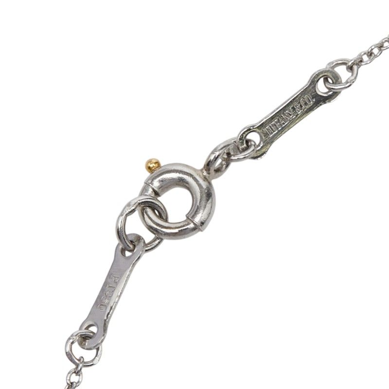 Tiffany & Co Elsa Peretti Small Cross Pendant Necklace Silver Platinum