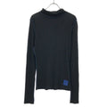 Loewe High Neck Rib Knit Sweater Black