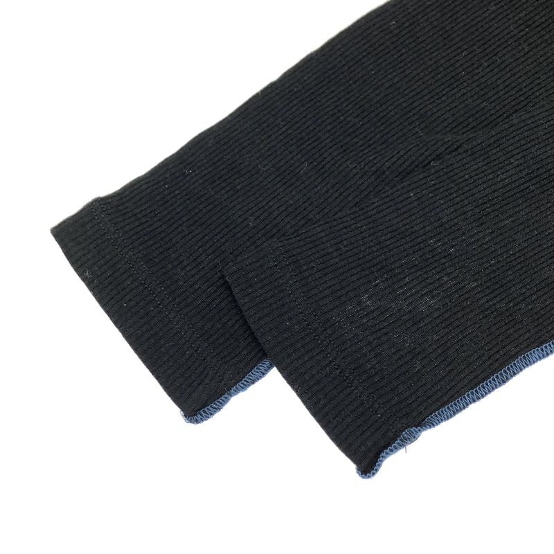Loewe High Neck Rib Knit Sweater Black