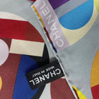 Chanel Super Large Scarf Multicolor CC Logo