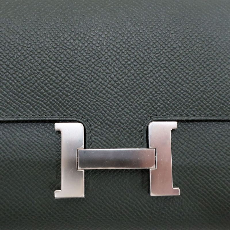 Hermes Constance Wallet to Go Epsom Vert
