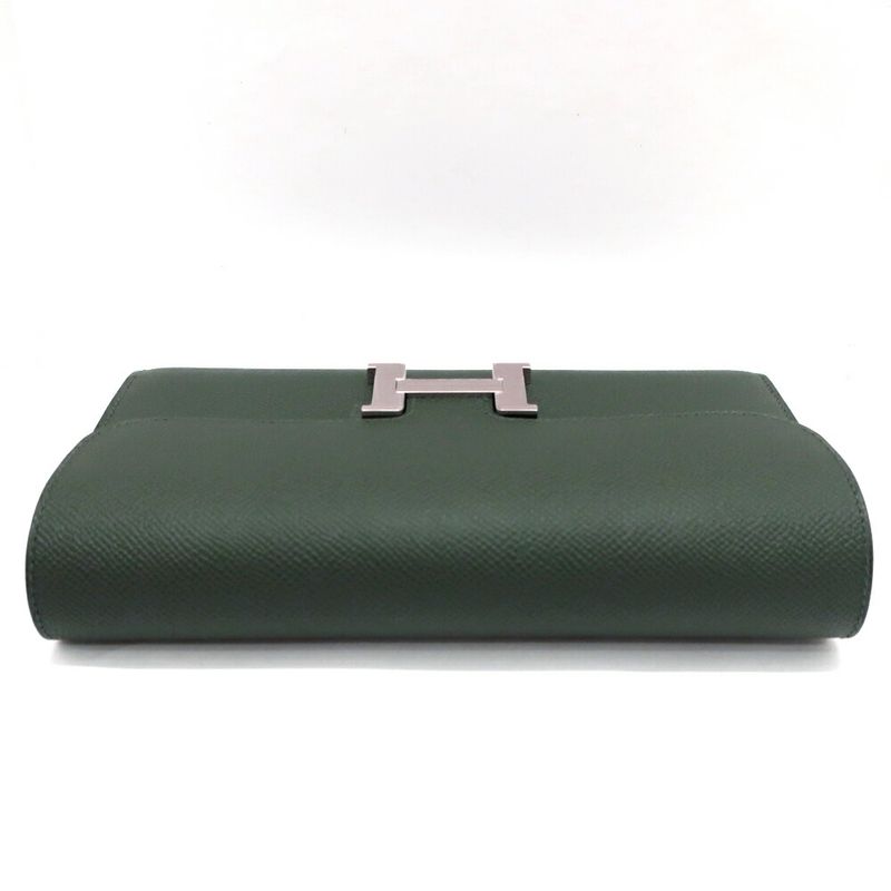 Hermes Constance Wallet to Go Epsom Vert