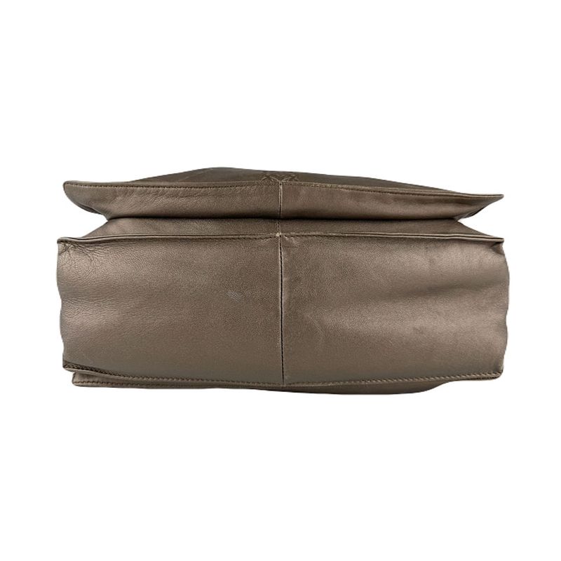 Loewe Shoulder Bag Flamenco Metallic Brown