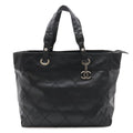 Chanel Paris Biarritz Tote MM Black