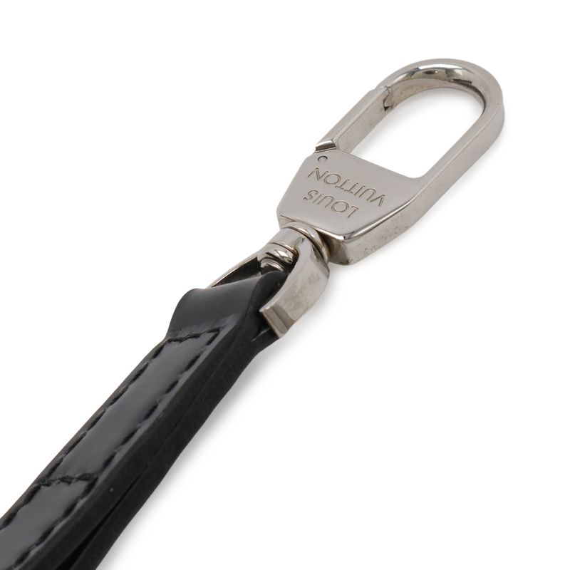 Louis Vuitton Epi Hoche Clutch Leather Noir Black Silver
