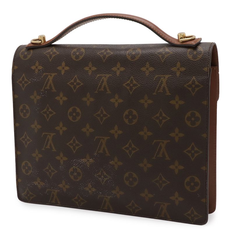 Louis Vuitton Monogram Monceau 28 Second Bag Handbag Business Bag