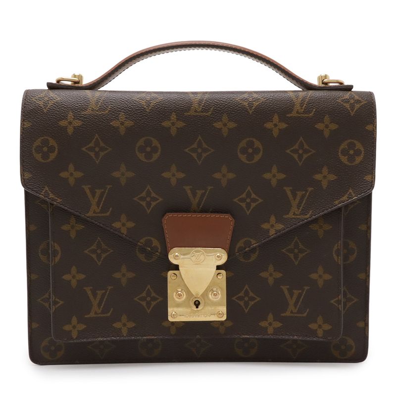 Louis Vuitton Monogram Monceau 28 Second Bag Handbag Business Bag