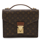 Louis Vuitton Monogram Monceau 28 Second Bag Handbag Business Bag