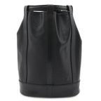 Louis Vuitton Epi Randonnee PM Shoulder Bag Drawstring Leather Noir Black