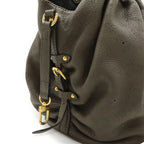 Louis Vuitton Monogram Mahina L Tote Shoulder Bag Leather