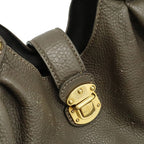 Louis Vuitton Monogram Mahina L Tote Shoulder Bag Leather