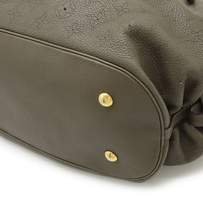 Louis Vuitton Monogram Mahina L Tote Shoulder Bag Leather