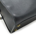 Saint Laurent Paris YSL Yves Monogram Cabas Handbag 2-Way Dark Navy