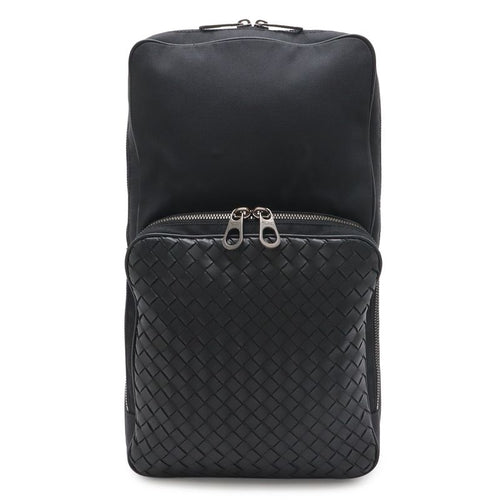 Bottega Veneta Intrecciato Belt Bag Nylon Canvas Black