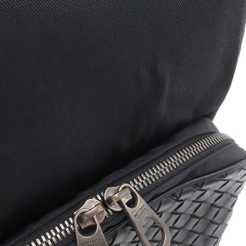 Bottega Veneta Intrecciato Belt Bag Nylon Canvas Black