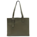 Loewe Anagram Buckle Horizontal Tote Shoulder Bag Semi Leather