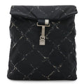 Chanel Old Travel Backpack Black Red