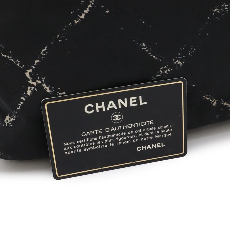 Chanel Old Travel Backpack Black Red