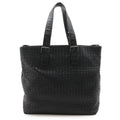 Bottega Veneta Intrecciato Tote Shoulder Bag Leather Black