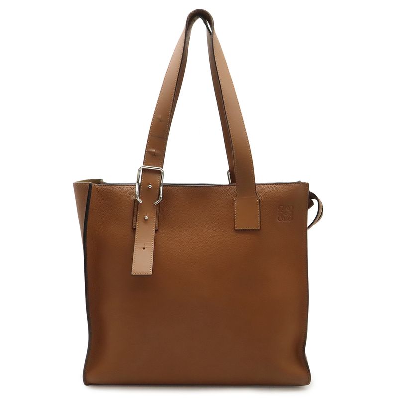 Loewe Anagram Buckle Zipper Tote Shoulder Bag