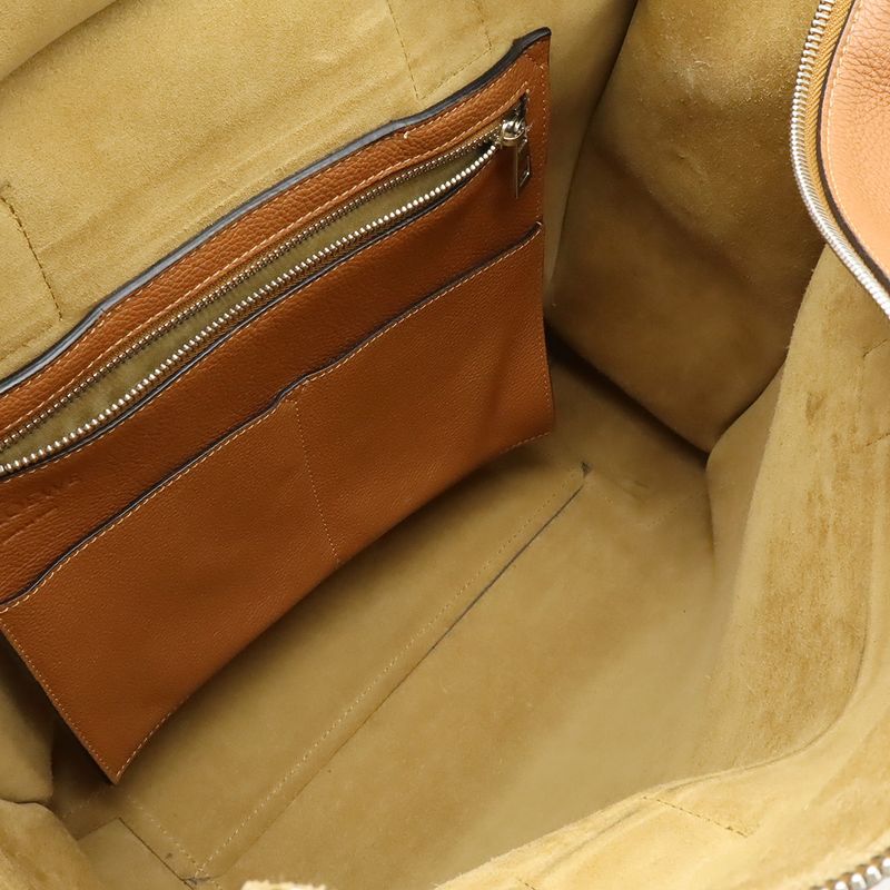Loewe Anagram Buckle Zipper Tote Shoulder Bag