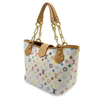 Louis Vuitton Monogram Multicolor Ani GM Tote Shoulder Bag Chain Ribbon Bron