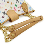 Louis Vuitton Monogram Multicolor Ani GM Tote Shoulder Bag Chain Ribbon Bron