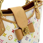 Louis Vuitton Monogram Multicolor Ani GM Tote Shoulder Bag Chain Ribbon Bron