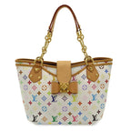 Louis Vuitton Monogram Multicolor Ani GM Tote Shoulder Bag Chain Ribbon Bron