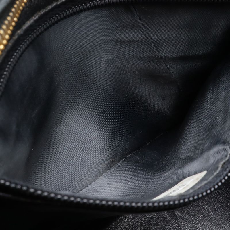 Chanel Quilted CC Logo Chain Shoulder Bag Semi Lambskin