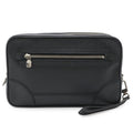 Louis Vuitton Taiga Pavel Clutch Leather Ardoise Black Silver