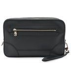 Louis Vuitton Taiga Pavel Clutch Leather Ardoise Black Silver