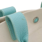 Tiffany & Co Tote 2-Way Shoulder Bag Canvas Ivory