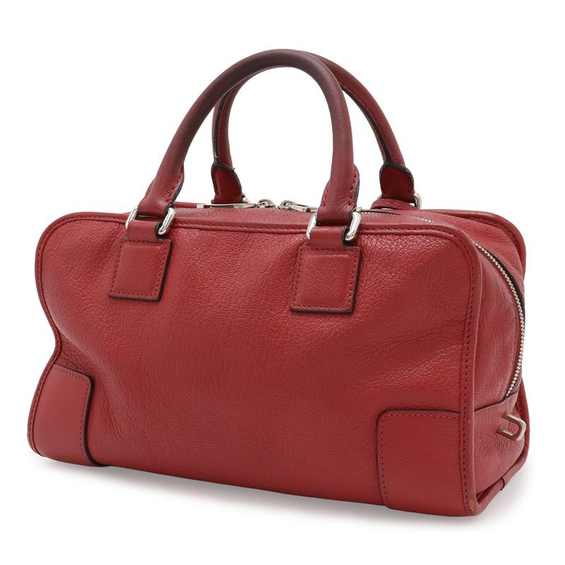 Loewe Amazona 28 Anagram Mini Boston Bag Shoulder Leather