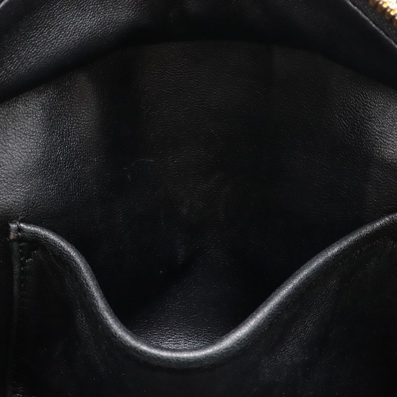 Loewe Amazona 28 Anagram Mini Boston Bag Leather Black Gold