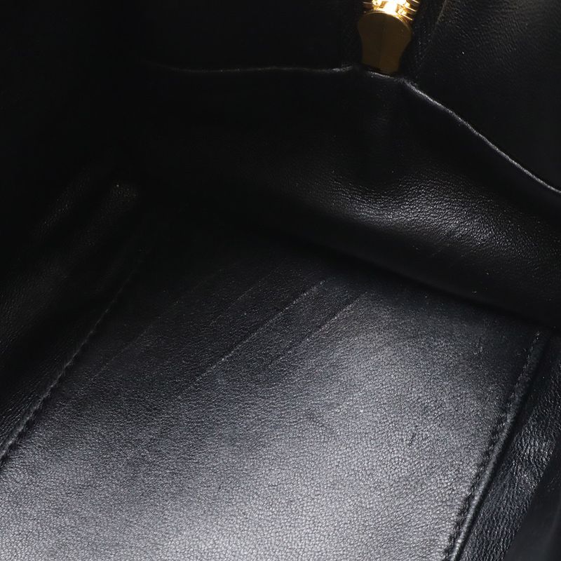 Loewe Amazona 28 Anagram Mini Boston Bag Leather Black Gold