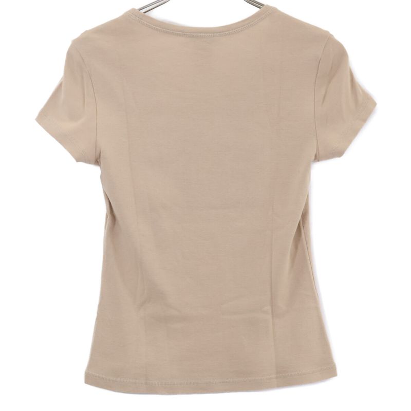Celine Triomphe Embroidery Logo Vintage T-Shirt ) Brown