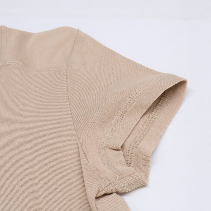 Celine Triomphe Embroidery Logo Vintage T-Shirt ) Brown