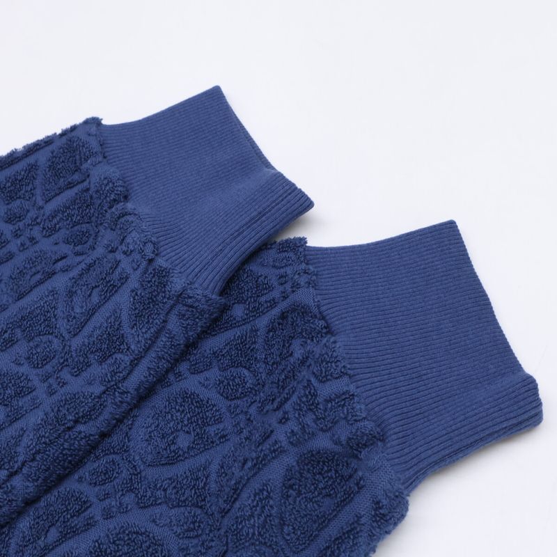 Dior Oak Cotton Jacquard Long Sleeve T-Shirt ) Navy