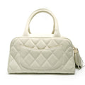 Chanel Handbag Soft Caviar CC Logo Fringe