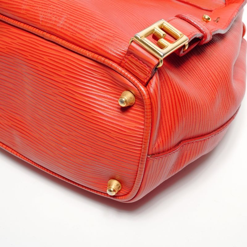 Fendi Backpack Logo Leather
