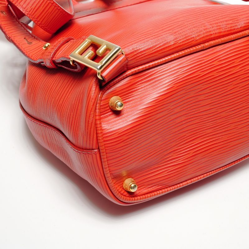 Fendi Backpack Logo Leather