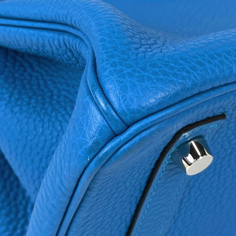 Hermes Birkin 30 Handbag Togo Blue Zanzibar Blue-zanzibar