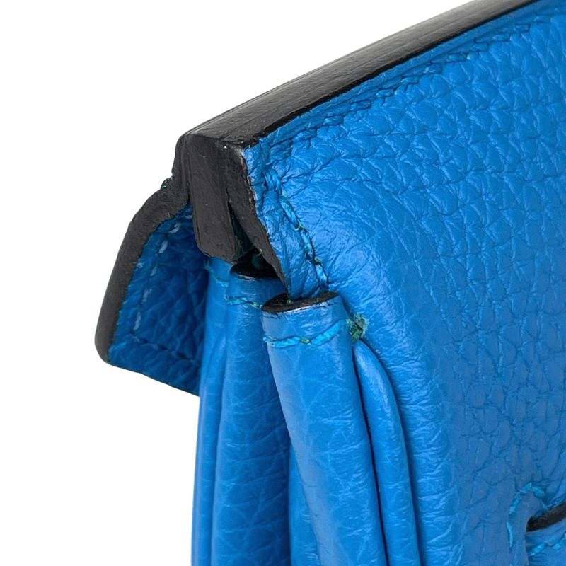 Hermes Birkin 30 Handbag Togo Blue Zanzibar Blue-zanzibar
