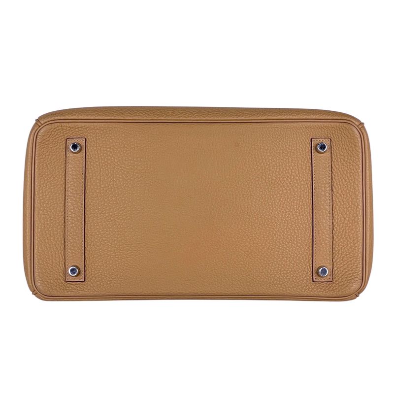 Hermes Birkin 35 Handbag Togo Biscuit