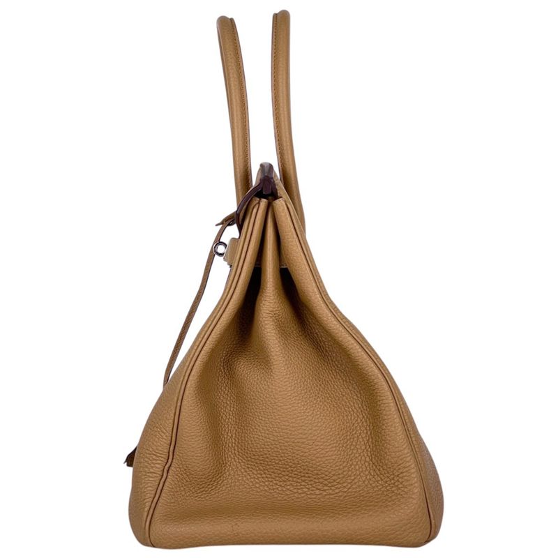 Hermes Birkin 35 Handbag Togo Biscuit